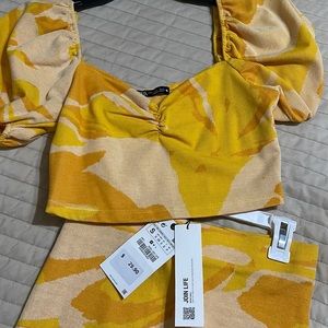 Zara. 2 piece set! New with tags 💛